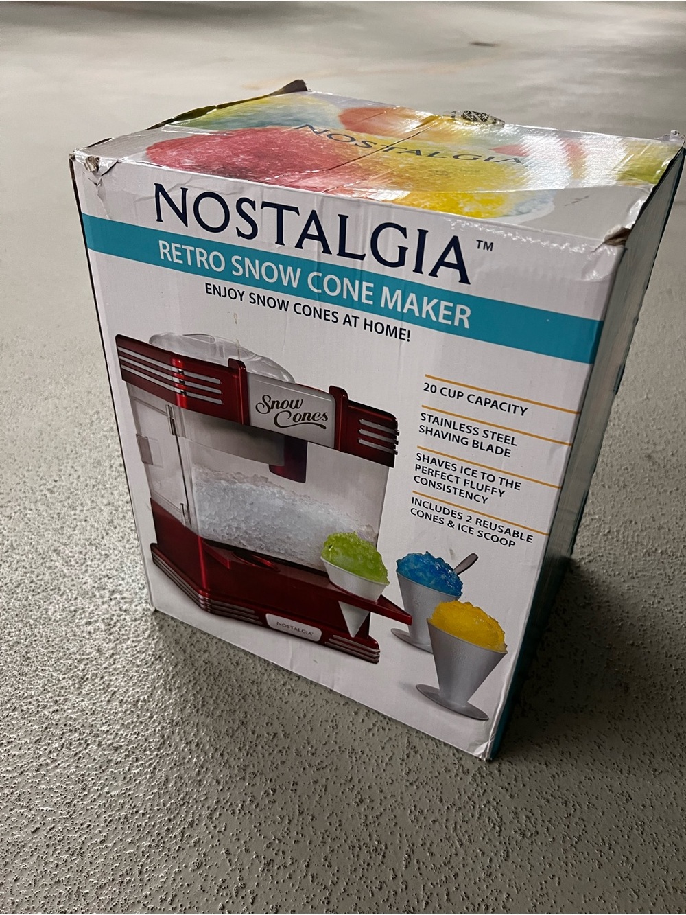 Nostalgia Retro Snow Cone Maker - Picture 2 of 6